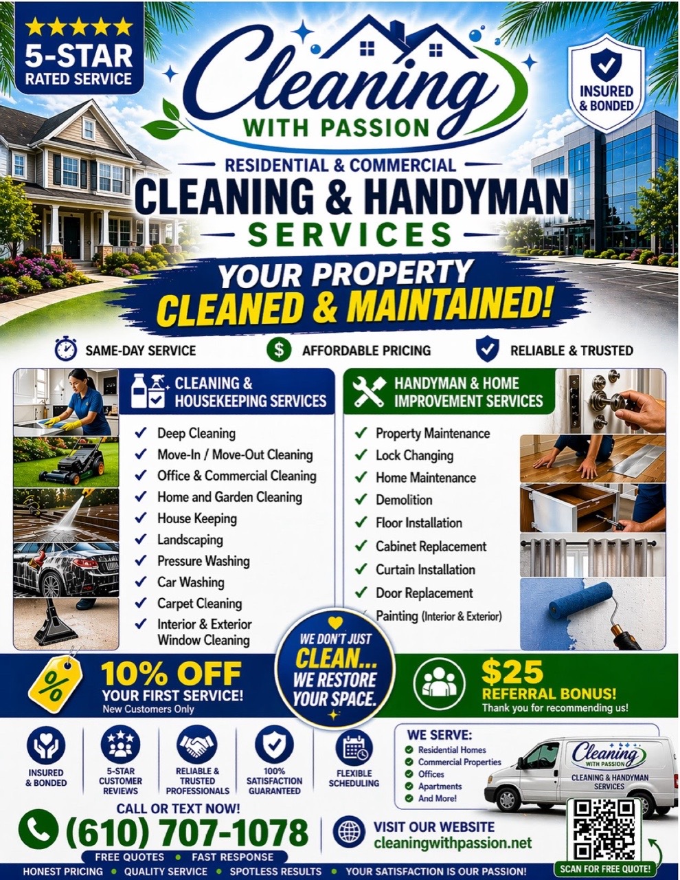 Cleaning With Passion Flyer